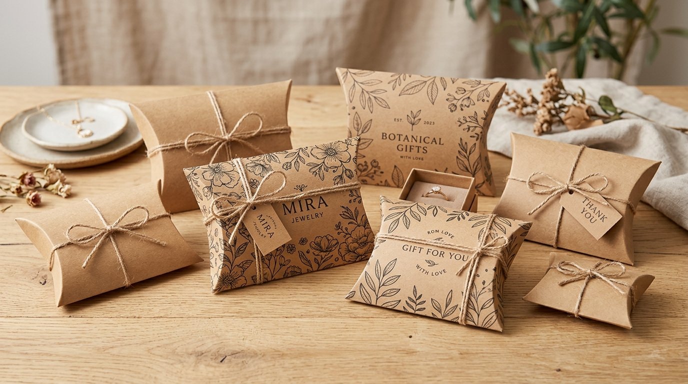 What are pillow boxes and what products are they best suited for? - Custom Packaging Product Showcase